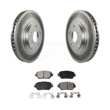 Load image into Gallery viewer, Front Coated Disc Brake Rotors And Ceramic Pads Kit For Toyota Camry