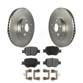 Front Coated Disc Brake Rotors And Ceramic Pads Kit For Scion tC Toyota Celica