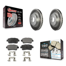Charger l'image dans la galerie, Front Coated Disc Brake Rotors And Ceramic Pads Kit For Toyota Echo MR2 Spyder