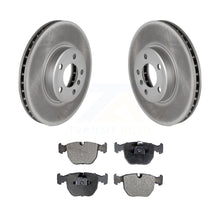 Charger l&#39;image dans la galerie, Front Coated Disc Brake Rotors And Ceramic Pads Kit For BMW X5