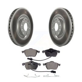 Kit de rotors de frein à disque à revêtement avant et de plaquettes en céramique pour Audi A6 Quattro 
