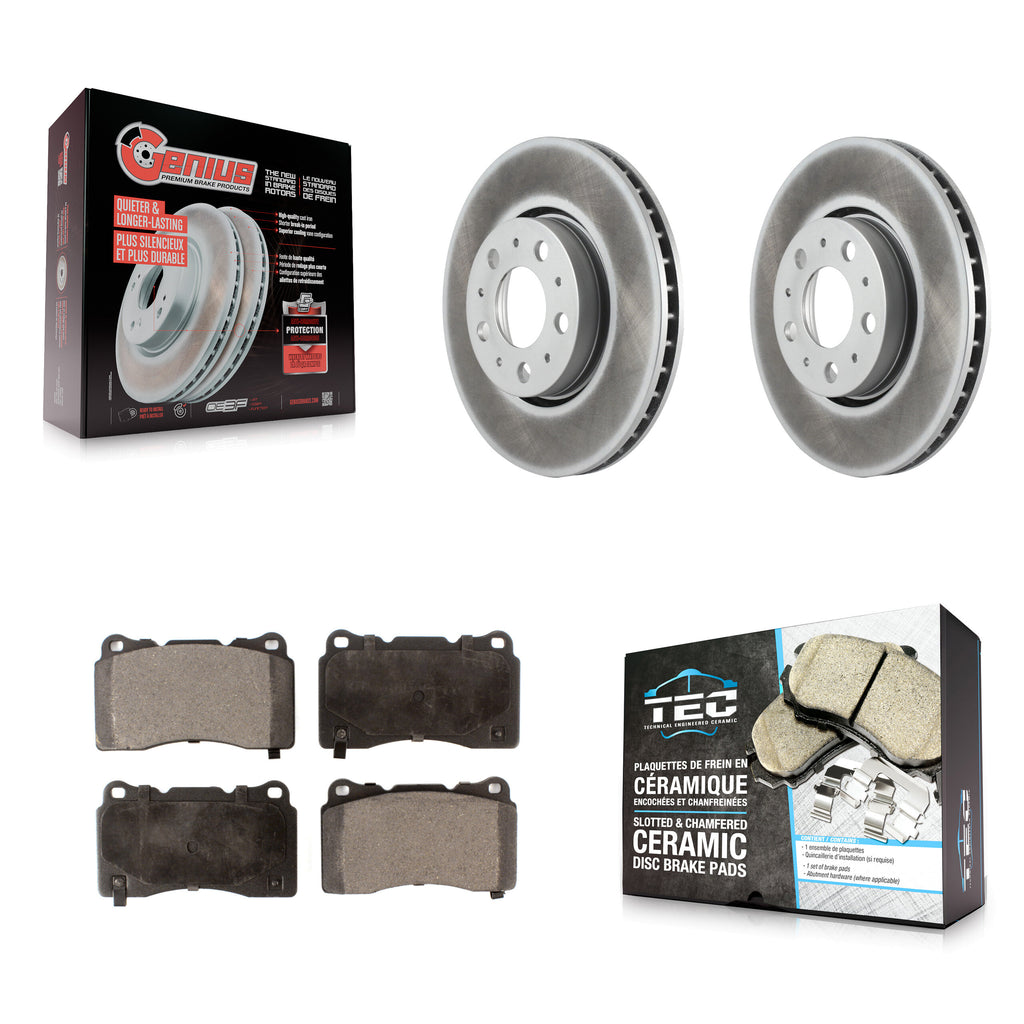 Kit de protection en céramique de rotor de frein de manteau avant pour Volvo V70 R avec un diamètre de 286 mm 