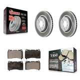 Kit de protection en céramique de rotor de frein de manteau avant pour Volvo V70 R avec un diamètre de 286 mm 
