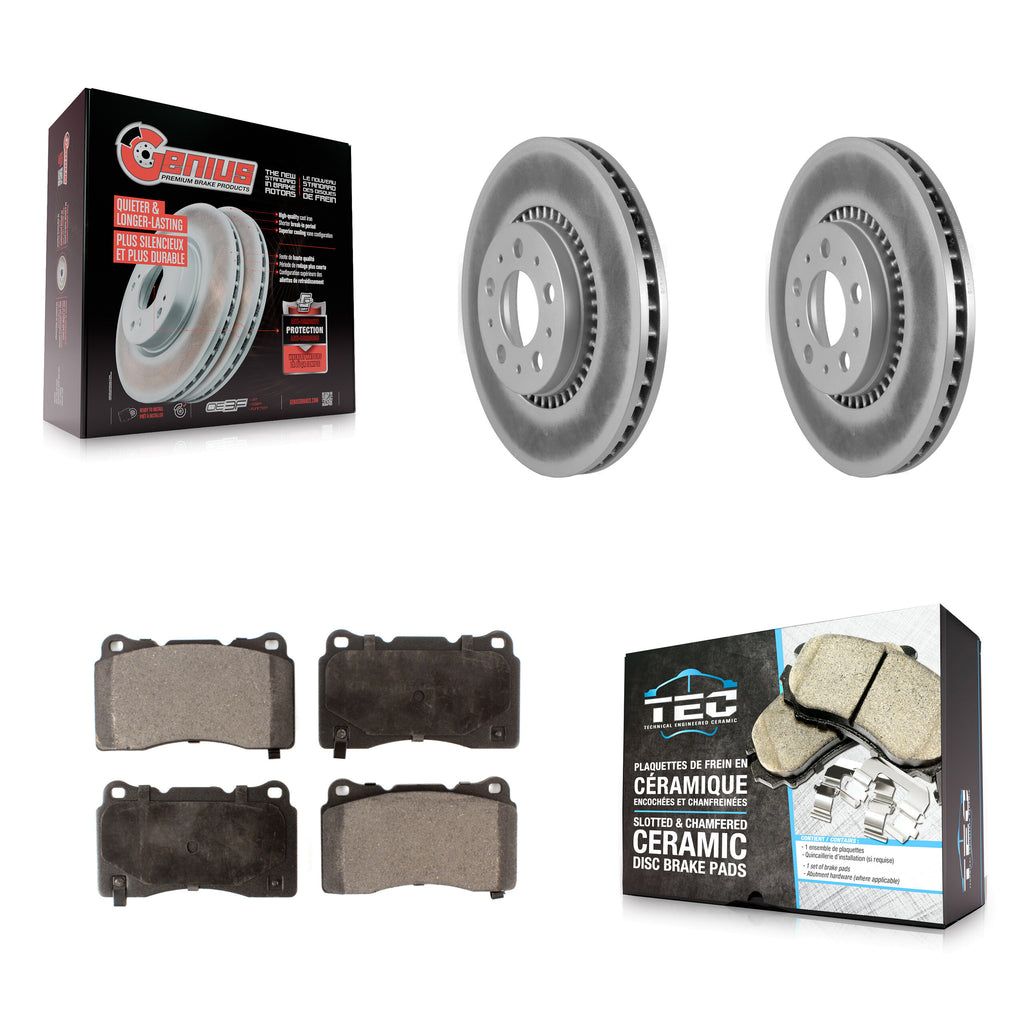 Kit de protection en céramique de rotor de frein de manteau avant pour Volvo V70 R avec un diamètre de 305 mm 