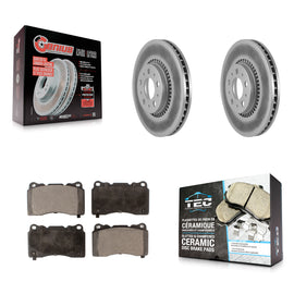 Kit de protection en céramique de rotor de frein de manteau avant pour Volvo V70 R avec un diamètre de 305 mm 