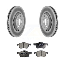 Load image into Gallery viewer, Front Coated Disc Brake Rotors And Ceramic Pads Kit For Volvo S60 V70 XC70 S80