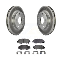 Charger l&#39;image dans la galerie, Front Coated Disc Brake Rotors And Ceramic Pads Kit For Honda Civic