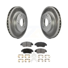 Load image into Gallery viewer, Front Coated Disc Brake Rotor And Ceramic Pad Kit For Honda Civic Acura RSX CR-Z