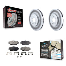 Charger l'image dans la galerie, Front Coated Brake Rotor &amp; Ceramic Pad Kit For Toyota Sienna Camry Avalon Solara