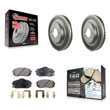 Charger l'image dans la galerie, [Front] 2010-2012 Kia Rondo Premium Coated Rotors &amp; Ceramic Pads Brake Kit For Max Braking