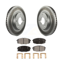 Load image into Gallery viewer, Front Coated Disc Brake Rotors And Ceramic Pads Kit For Hyundai Elantra