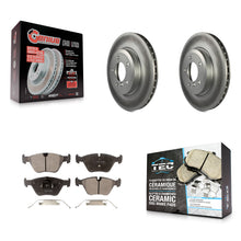 Charger l'image dans la galerie, Front Coated Disc Brake Rotors And Ceramic Pads Kit For BMW 330Ci 330i Z4 330xi