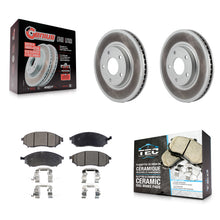 Charger l'image dans la galerie, Front Coated Disc Brake Rotors And Ceramic Pad Kit For Infiniti Q45 M45 INFINITI