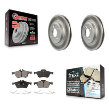 Charger l'image dans la galerie, Front Coat Brake Rotor Ceramic Pad Kit For Mini Cooper With 276mm Diameter