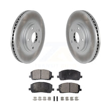 Load image into Gallery viewer, Front Coated Disc Brake Rotors And Ceramic Pads Kit For Toyota Highlander