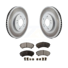 Load image into Gallery viewer, Front Coated Disc Brake Rotors And Ceramic Pads Kit For Mitsubishi Endeavor