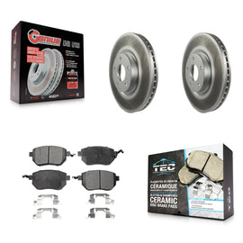 Front Coat Brake Rotors Ceramic Pad Kit For Nissan Altima Murano Maxima Infiniti