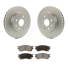 Load image into Gallery viewer, Front Coated Disc Brake Rotors And Ceramic Pads Kit For 2003-2005 Kia Rio