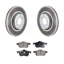 Load image into Gallery viewer, Front Coated Brake Rotor Ceramic Pad Kit For Volvo S60 With 316mm Diameter