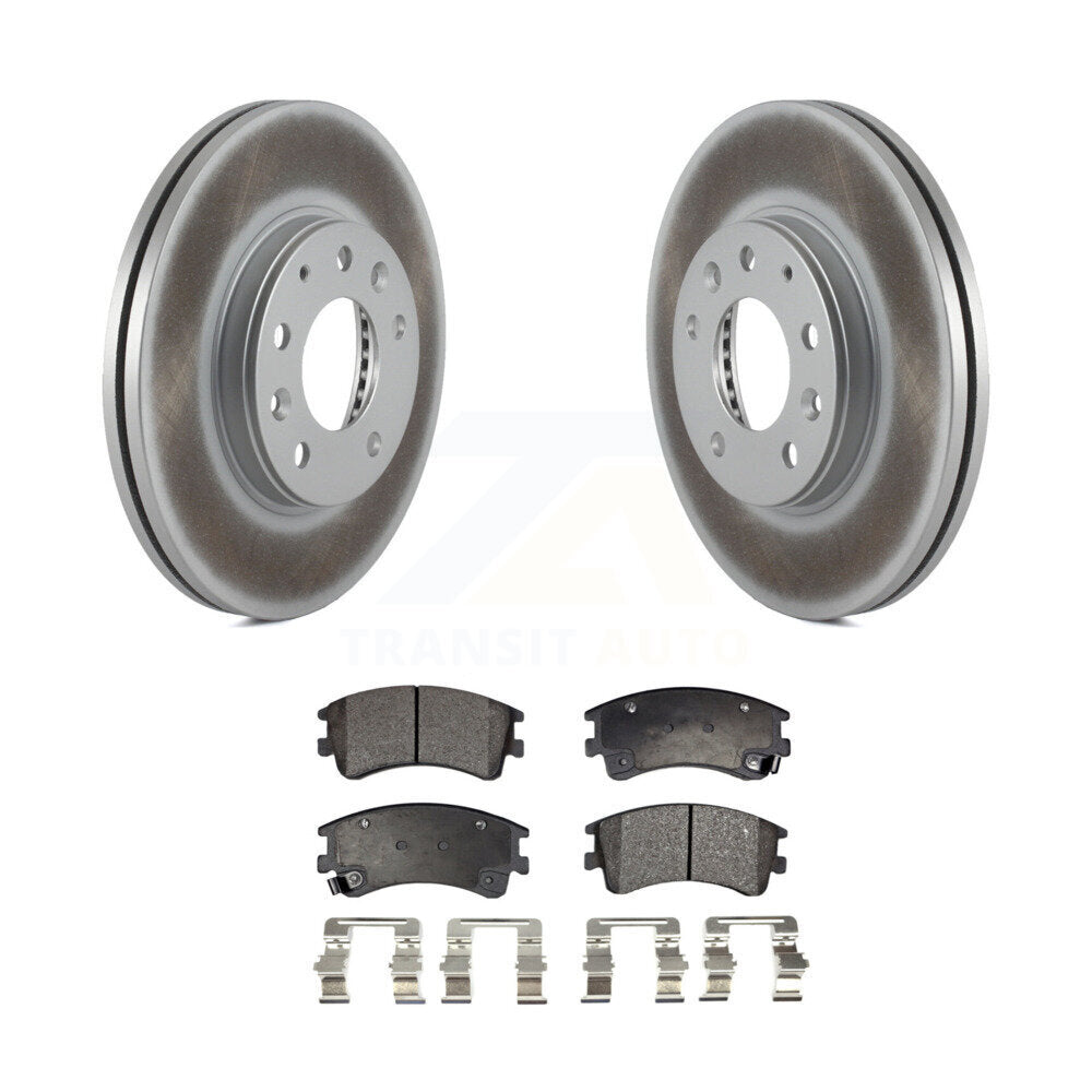 Rotors de frein à disque avec revêtement avant et kit de plaquettes en céramique pour Mazda 6 2003-2005 