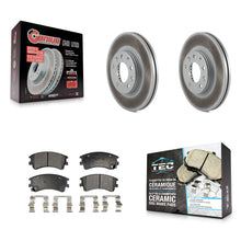 Charger l'image dans la galerie, Rotors de frein à disque avec revêtement avant et kit de plaquettes en céramique pour Mazda 6 2003-2005 