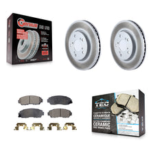 Charger l'image dans la galerie, [Front] 2005-2010 Honda Odyssey Premium Coated Rotors &amp; Ceramic Pads Brake Kit For Max Braking