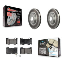 Charger l'image dans la galerie, Front Coat Brake Rotor Ceramic Pad Kit For 17-18 INFINITI Q70 With Sport Package