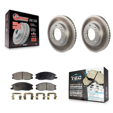 Charger l'image dans la galerie, [Front] 2003-2006 Kia Sorento Premium Coated Rotors &amp; Ceramic Pads Brake Kit For Max Braking