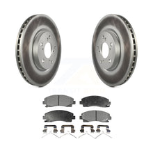 Load image into Gallery viewer, Front Coated Disc Brake Rotors And Ceramic Pad Kit For 2006-2014 Honda Ridgeline