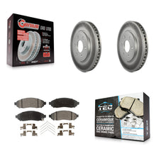 Charger l'image dans la galerie, Front Coated Brake Rotor Ceramic Pad Kit For Nissan Frontier Suzuki Equator 2.5L