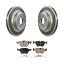 Charger l&#39;image dans la galerie, Front Coated Disc Brake Rotors And Ceramic Pads Kit For 2004-2010 BMW X3