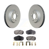 Front Coated Brake Rotor Ceramic Pad Kit For Hyundai Tucson Kia Sportage Soul EV