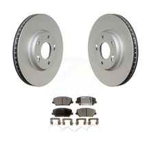 Load image into Gallery viewer, Front Coated Brake Rotor &amp; Ceramic Pad Kit For Kia Forte Hyundai Veloster Forte5