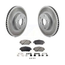 Load image into Gallery viewer, Front Coat Brake Rotor Ceramic Pad Kit For 05-15 Toyota Tacoma With 5 Lug Wheels