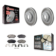 Charger l'image dans la galerie, Front Coat Brake Rotor Ceramic Pad Kit For 05-15 Toyota Tacoma With 5 Lug Wheels