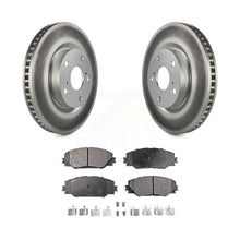 Charger l&#39;image dans la galerie, Front Coated Brake Rotor Ceramic Pad Kit For Toyota RAV4 Scion tC Matrix Pontiac