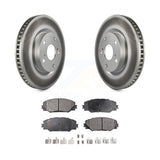 Front Coated Brake Rotor Ceramic Pad Kit For Toyota RAV4 Scion tC Matrix Pontiac