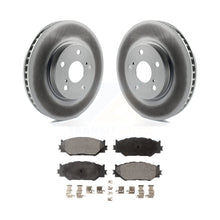 Charger l&#39;image dans la galerie, Front Coated Disc Brake Rotors And Ceramic Pads Kit For Lexus IS250