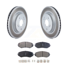 Charger l&#39;image dans la galerie, Front Coated Disc Brake Rotors Ceramic Pad Kit For 2006-2013 Suzuki Grand Vitara