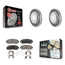 Load image into Gallery viewer, Front Coated Disc Brake Rotors &amp; Ceramic Pad Kit For Honda CR-V Crosstour Accord