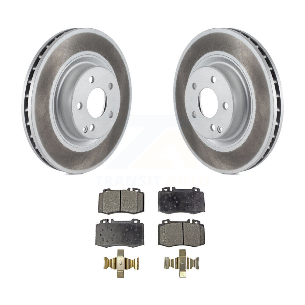 Front Coat Disc Brake Rotor Ceramic Pad Kit For Mercedes-Benz CLS550 CLS500 E550
