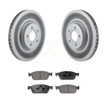 Load image into Gallery viewer, Front Coated Brake Rotor Ceramic Pad Kit For Ford Escape Transit Connect Lincoln