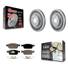 Charger l'image dans la galerie, Front Coated Disc Brake Rotors And Ceramic Pads Kit For Ford Focus ST
