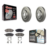Front Coat Brake Rotor Ceramic Pad Kit For Infiniti FX35 FX37 QX70 FX45 INFINITI