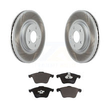 Charger l&#39;image dans la galerie, Front Coated Disc Brake Rotors And Ceramic Pads Kit For Mazda 3