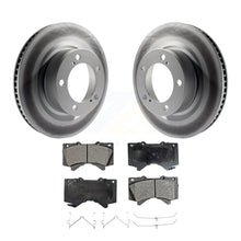 Load image into Gallery viewer, Front Coated Brake Rotor &amp; Ceramic Pad Kit For Toyota Tundra Sequoia Lexus LX570