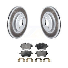 Charger l&#39;image dans la galerie, Front Coated Disc Brake Rotors And Ceramic Pads Kit For Mini Cooper Countryman