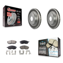 Charger l'image dans la galerie, Front Coated Disc Brake Rotors And Ceramic Pads Kit For Suzuki SX4 Crossover