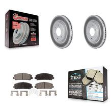 Charger l'image dans la galerie, Front Coated Brake Rotor &amp; Ceramic Pad Kit For Nissan TITAN Armada INFINITI QX80
