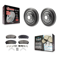 Charger l'image dans la galerie, Front Coat Brake Rotors Ceramic Pad Kit For Toyota Highlander Sienna Lexus RX350